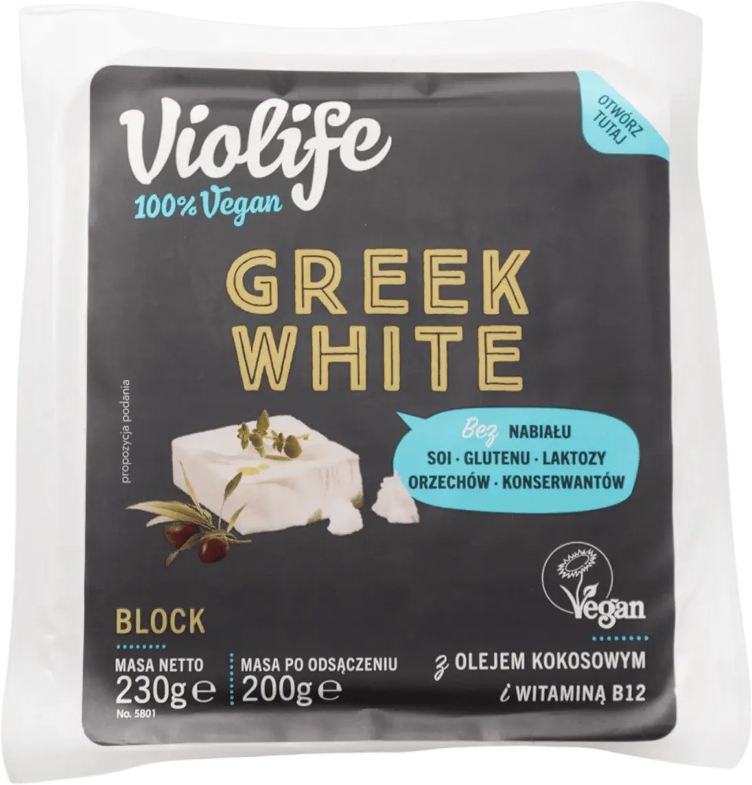 Сир рослинний Violife Feta Vegan 200 г