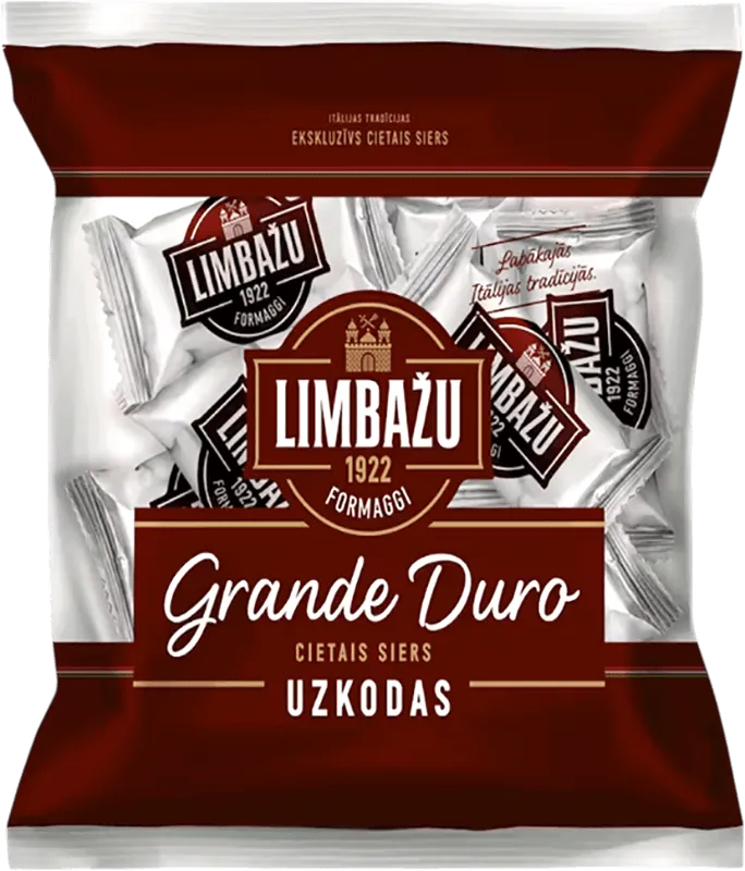 Сир Limbazu Grande Duro снеки 35% 150 г