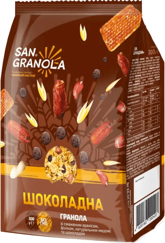 Гранола San Grano шоколадна 300 г