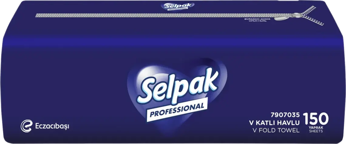 Рушники Selpak Professional Premium паперові 2-шарові V-складання 150 шт