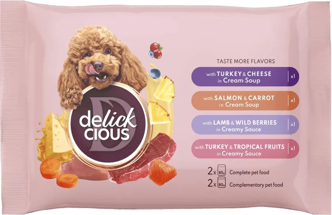 Корм для собак Delickcious набір №1 330 г