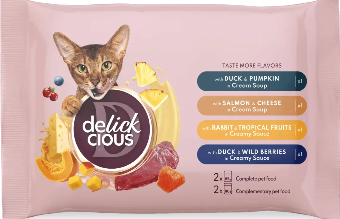 Корм для котів Delickcious набір №2 330 г