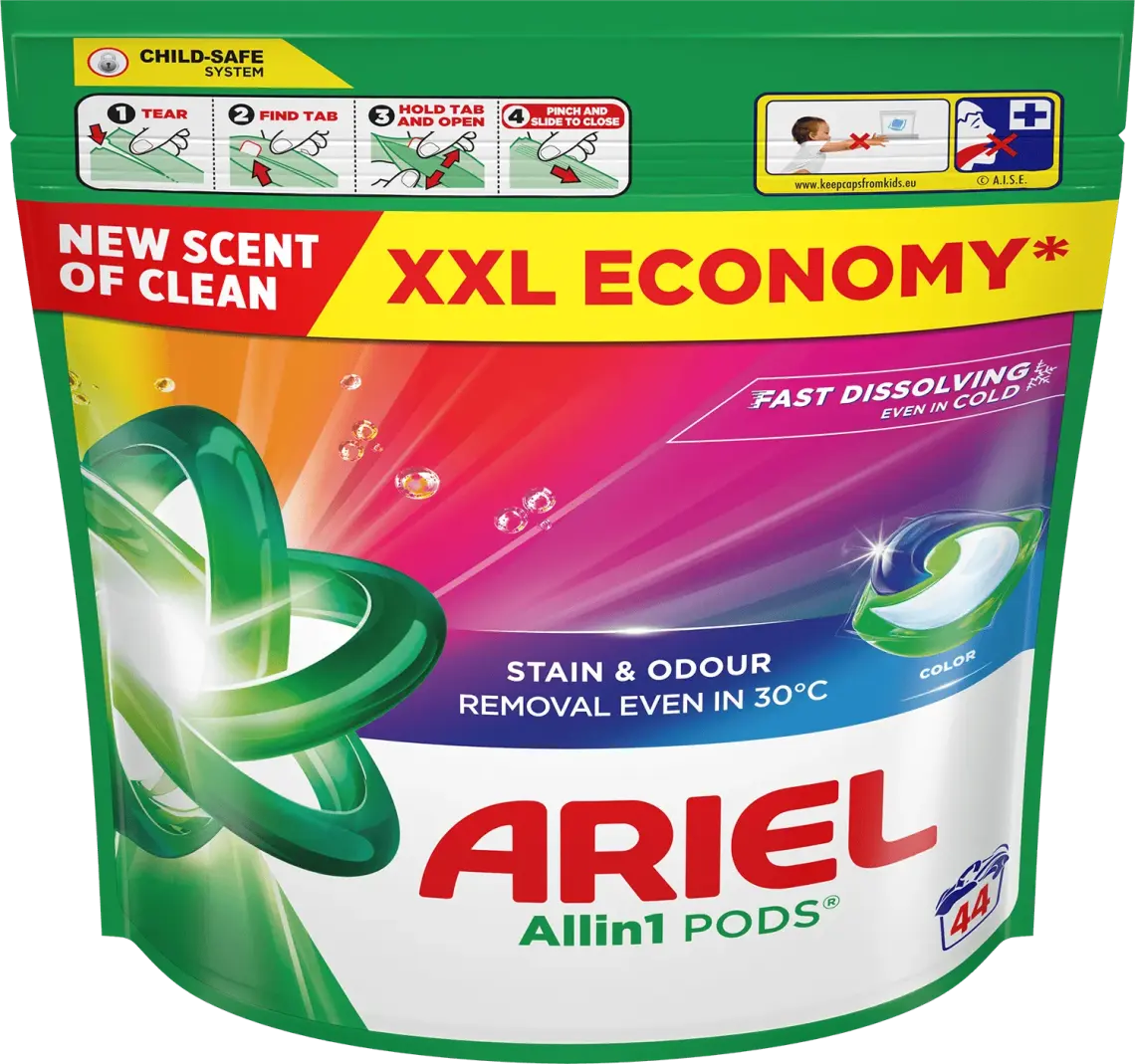 Гель-капсули Ariel Pods All-in-1 Color для кольорового 44 шт