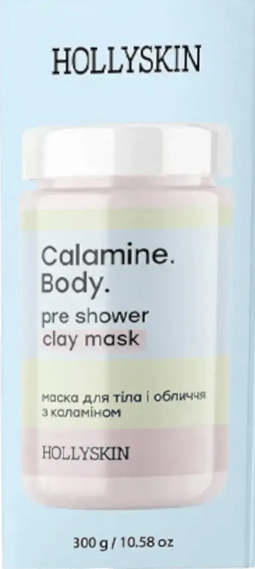 Маска для тіла і обличчя Hollyskin Calamine з каламіном 300 мл