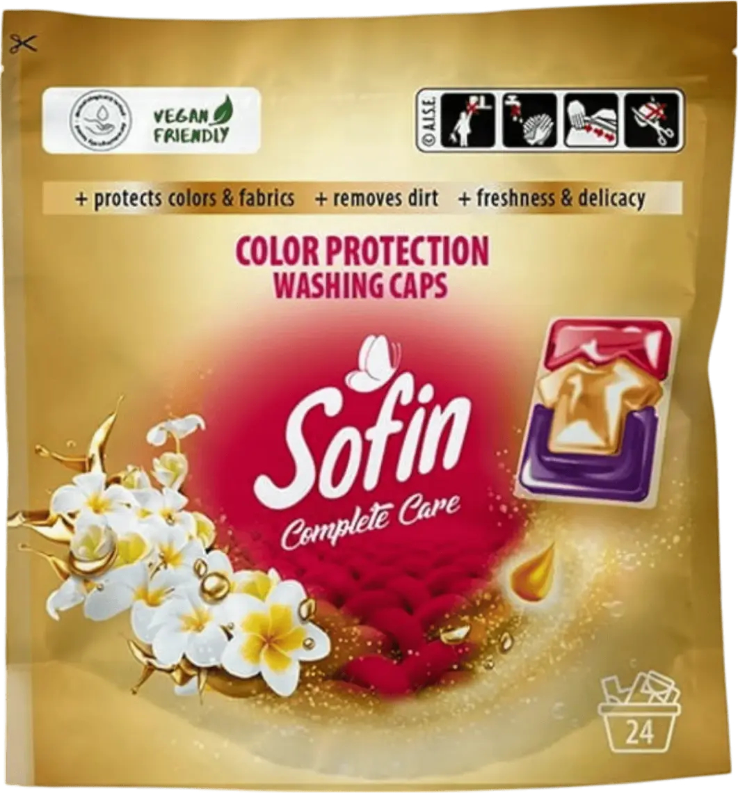 Капсули для прання Sofin Complete Care Color Protection 24 шт