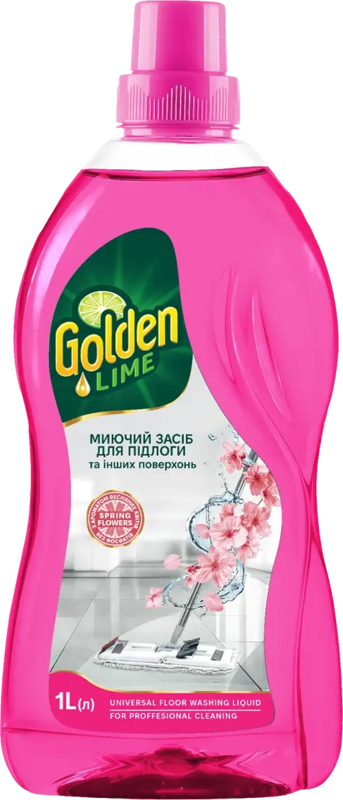 Засіб миючий універсальний PRO service Golden Lime Весняні квіти 1 л