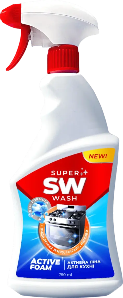 Засіб мийний для кухні Super Wash Активна піна 750 мл