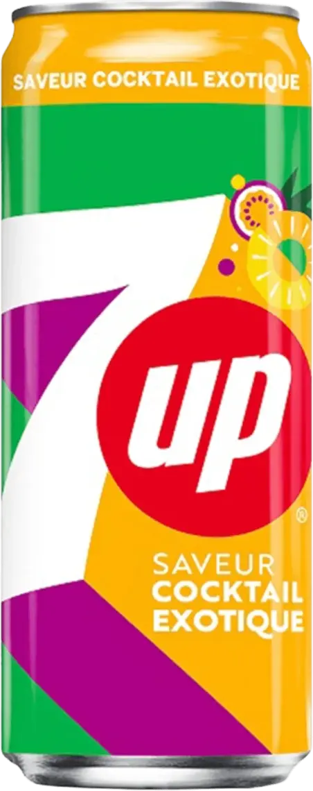 Напій 7Up Екзотичний Коктейль безалкогольний газований 330 мл