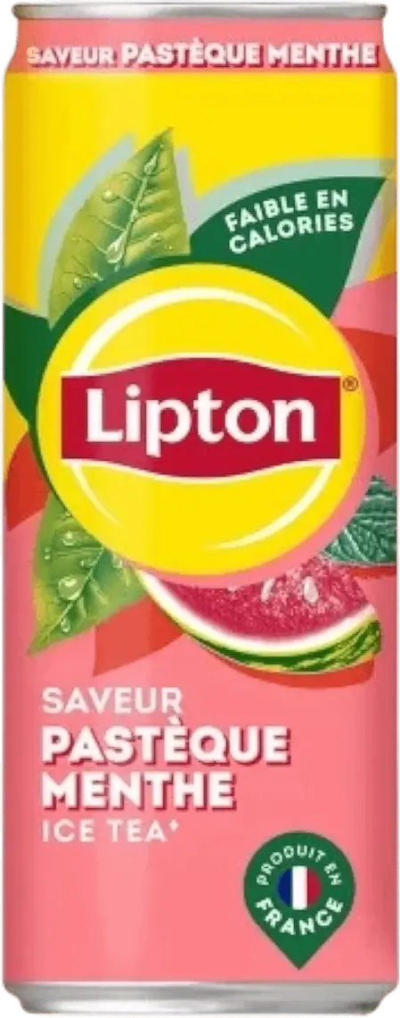 Чай Lipton Кавун та М'ята холодний чорний 330 мл