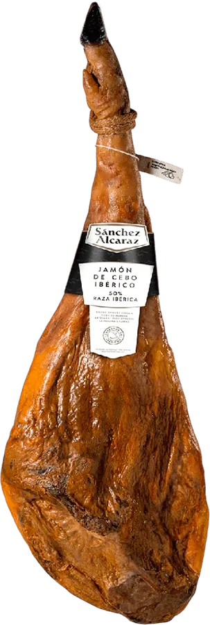 Хамон Sanchez Alcaraz De Cebo Iberico 50% білий на кістці ваговий