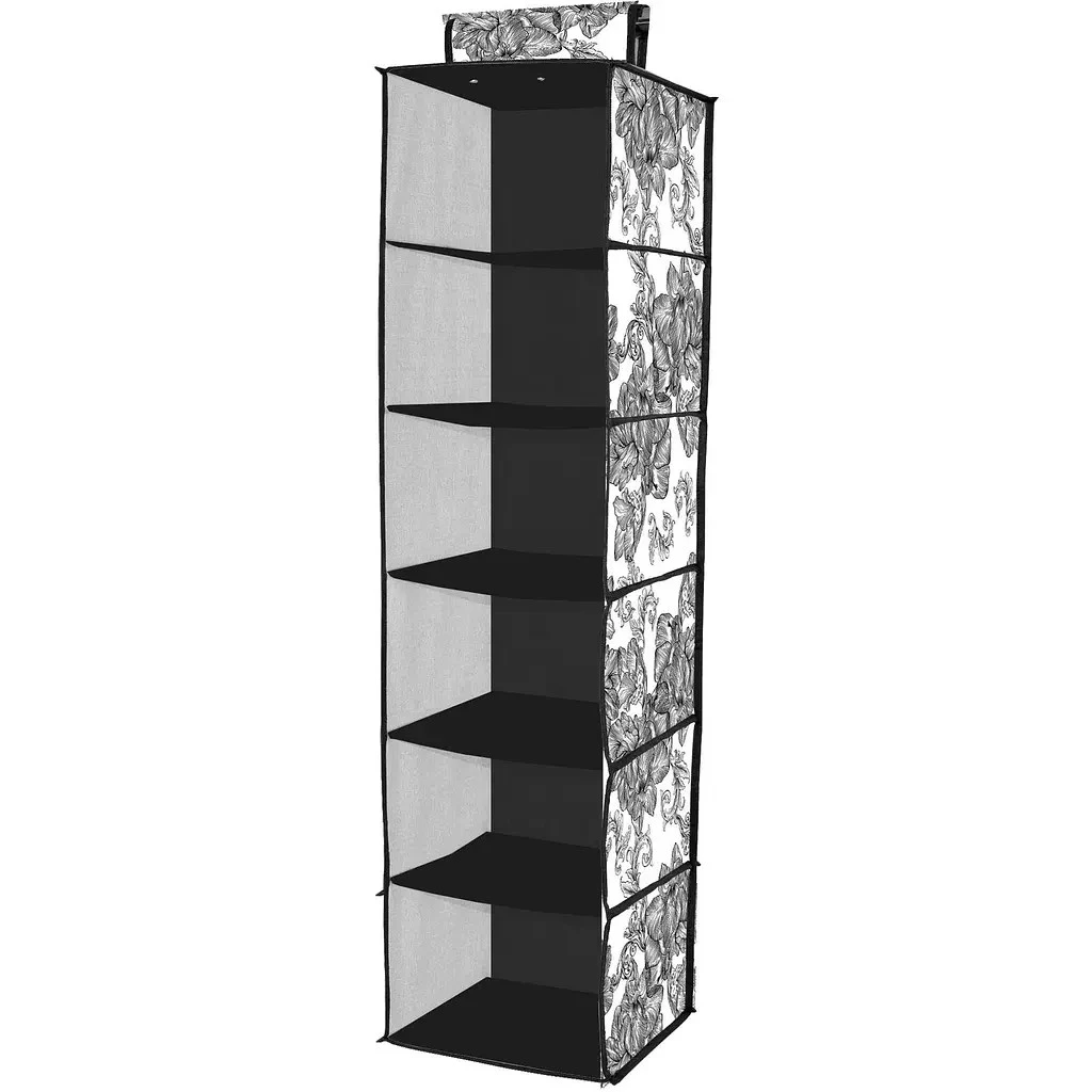 Органайзер підвісний Idea Home Anthracite Flowers NP-121 28x28x112 см (7058552)