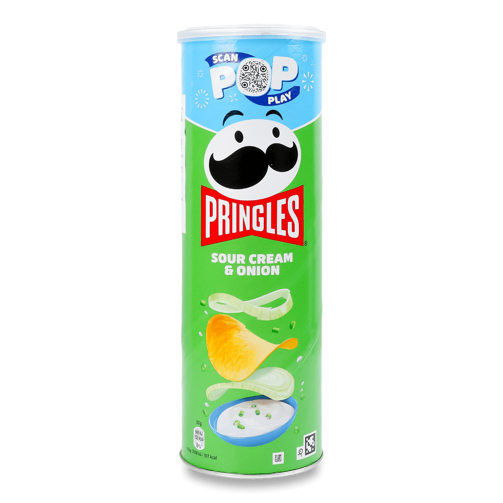 Чипси Pringles зі смаком сметани та цибулі, 165г