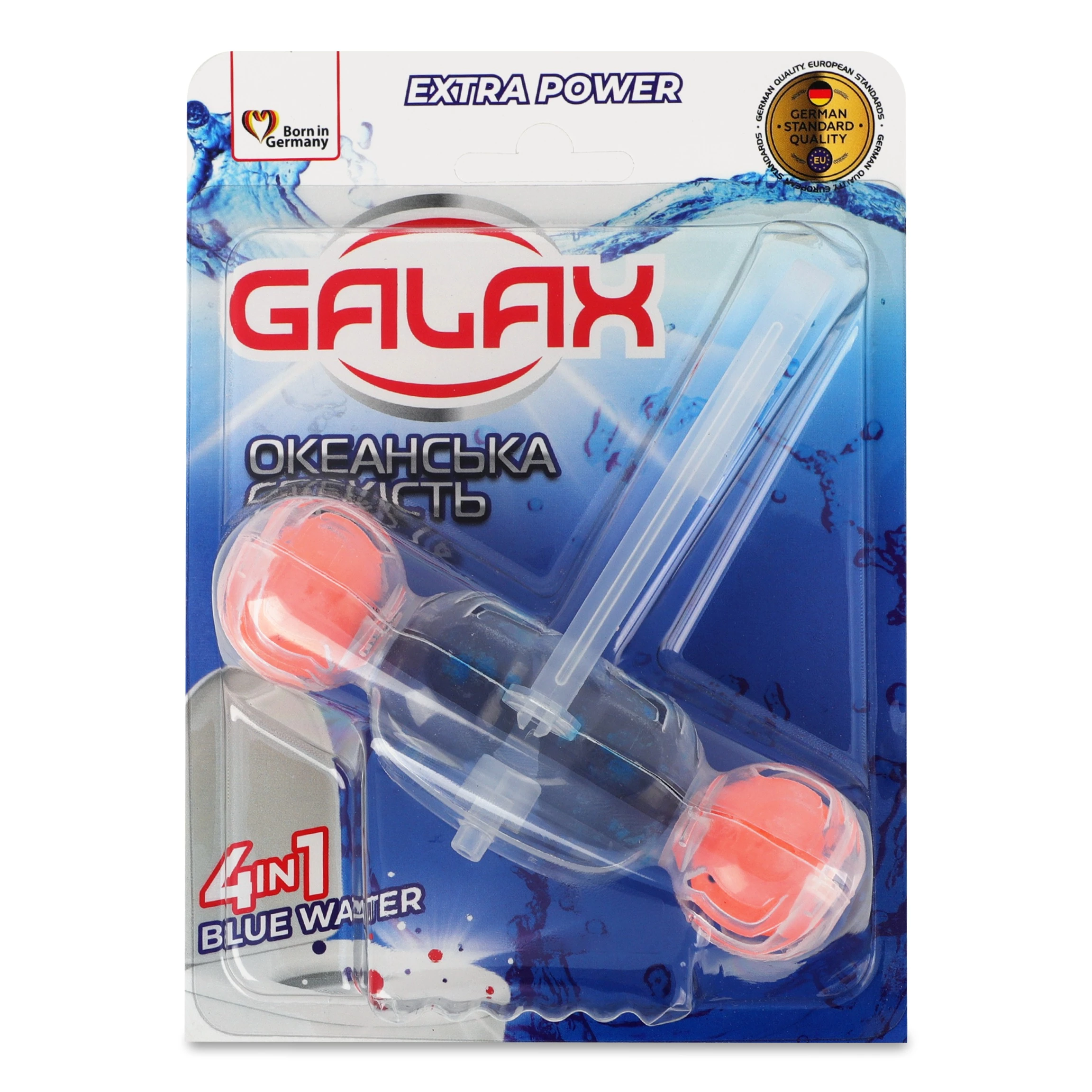 Туалетний блок для унітазу Galax Океанська свіжість 55 г (4823128005391)