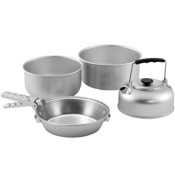Набір туристичного посуду Easy Camp Adventure Cook Set M Silver (929029)