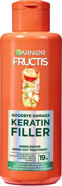 Змивний засіб для глибокого відновлення Garnier Fructis Keratin Filler 200 мл (3600542571265)
