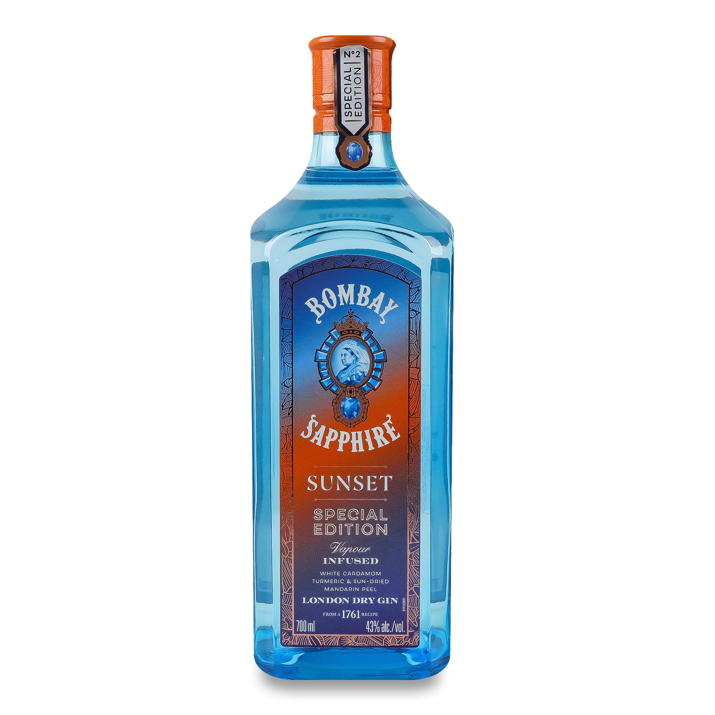 Джин Bombay Sapphire Sunset 43% 0.7 л (7640175743284)