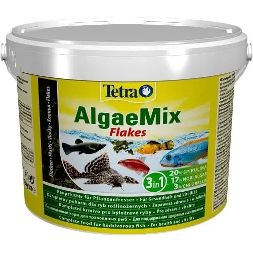 Корм Tetra Algae Mix для акваріумних травоїдних риб в пластівцях 10 л (284746)