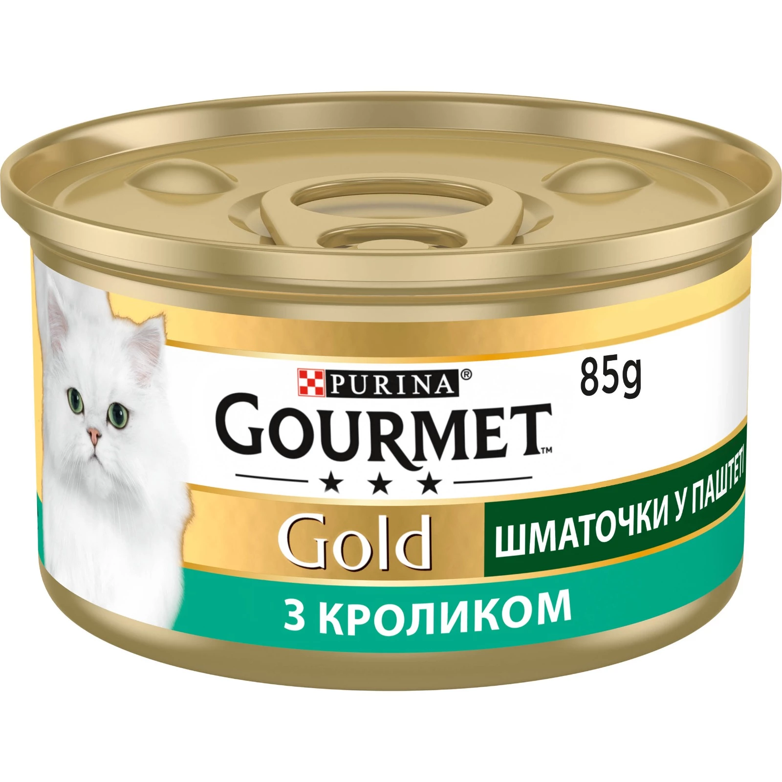 Корм вологий для котів Purina Gourmet Gold з кроликом, 85 г (7613033706271)