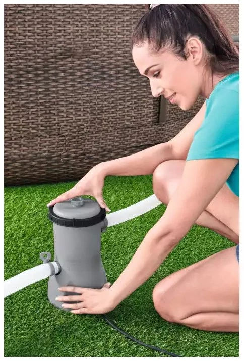 Фільтр-насос Bestway Flowclear 3028 л/ч, 40 Вт