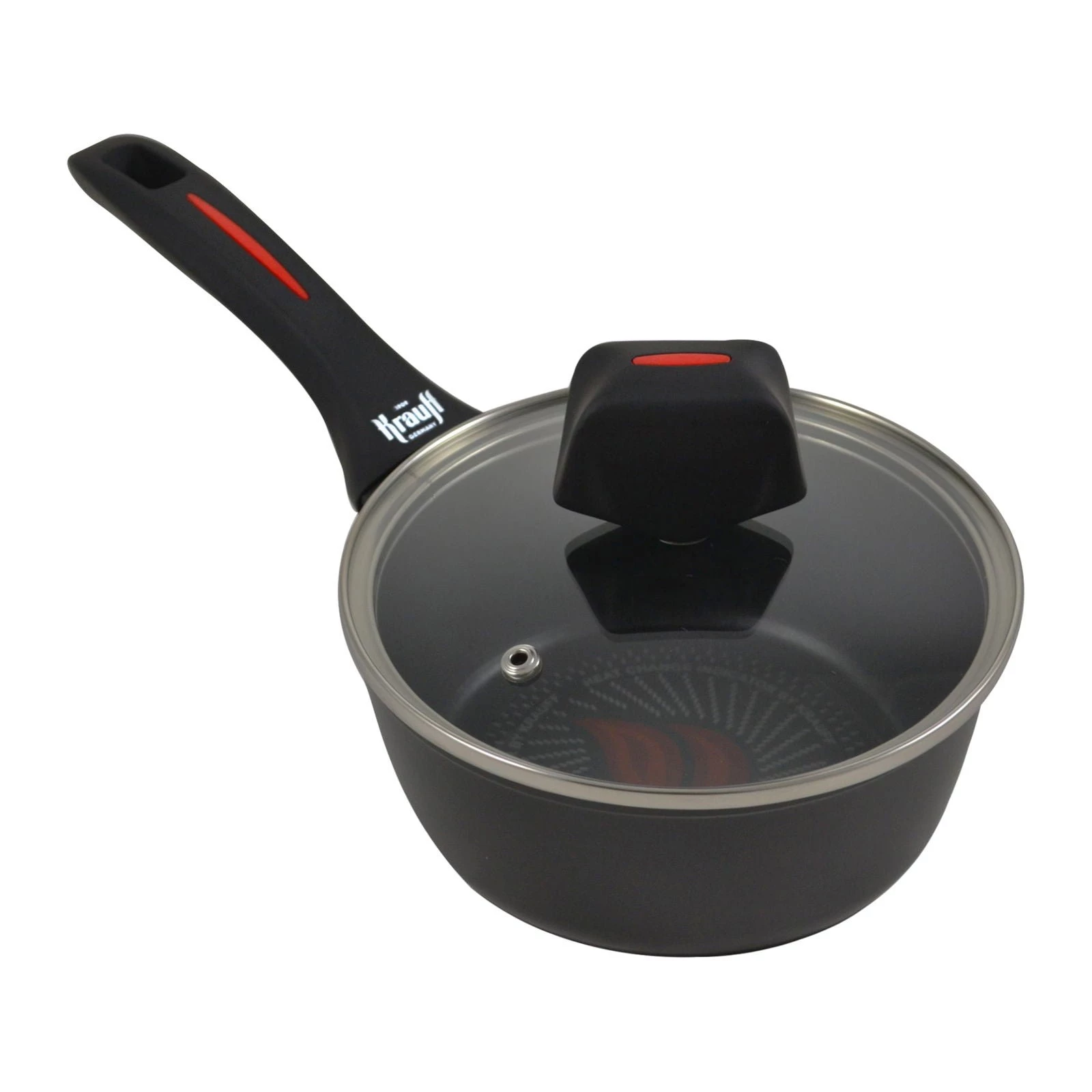 Ківш Krauff Smart Fry з кришкою 16 см 1 л (25-45-158)