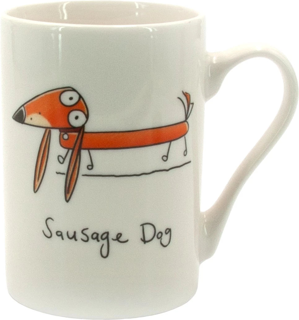 Кухоль Milika Sausage Dog порцеляна 320 мл (411139)