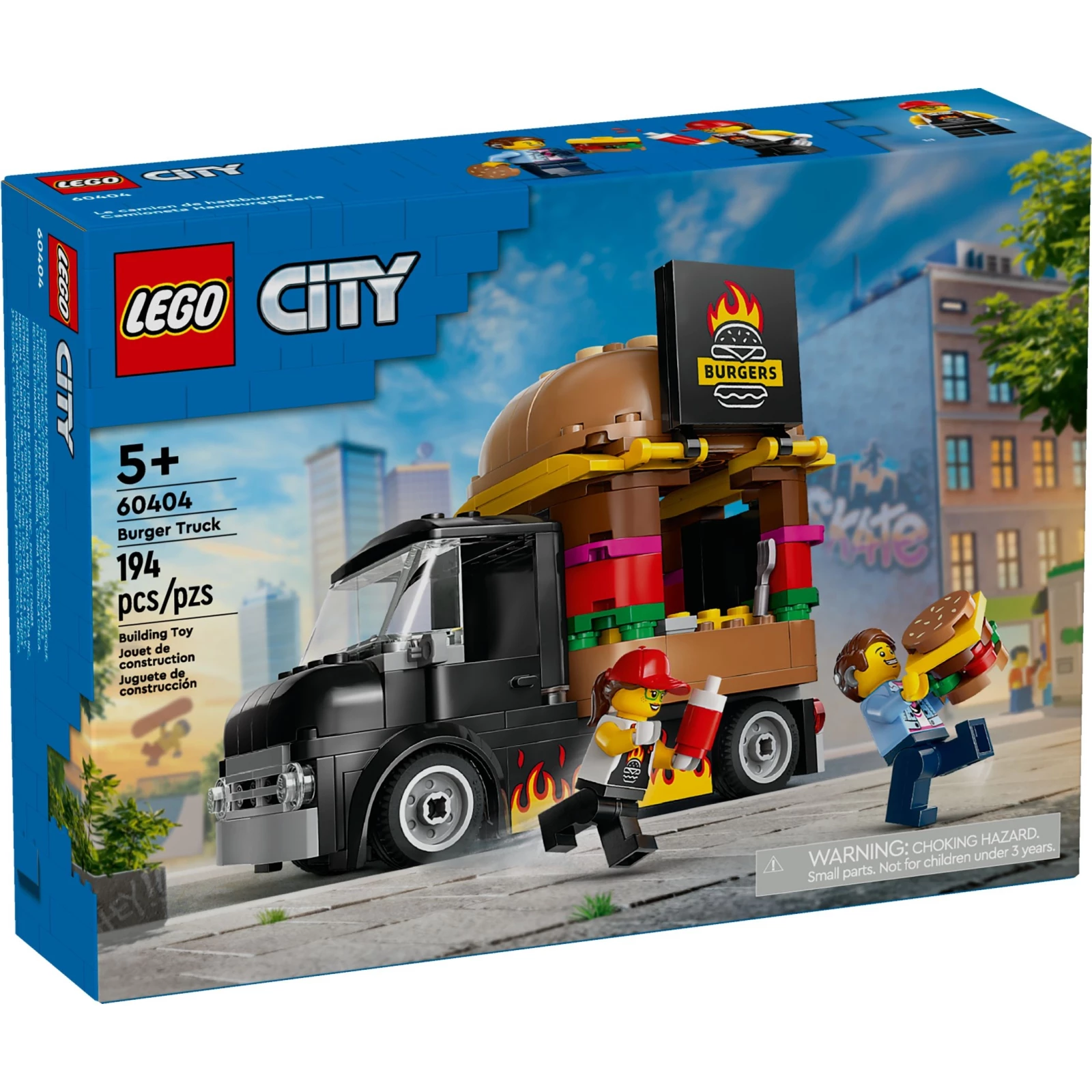 Конструктор LEGO City Вантажівка з гамбургерами 60404