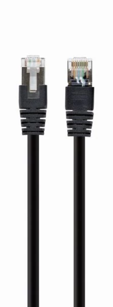 Патч корд PP6A-LSZHCU-BK-3M, S/FTP, литий, 50u" штекер с защелкой, 3,0 м, чорний