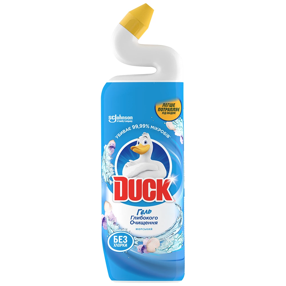 Засіб для унітазу Johnson Duck 5в1 Морський 900 мл (4823002005301)