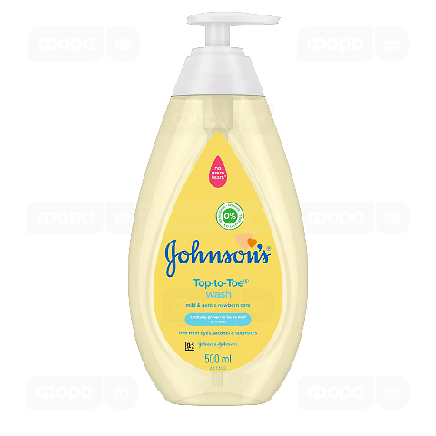 Пінка-шампунь дитячий Johnson's «Від маківки до п'ят»