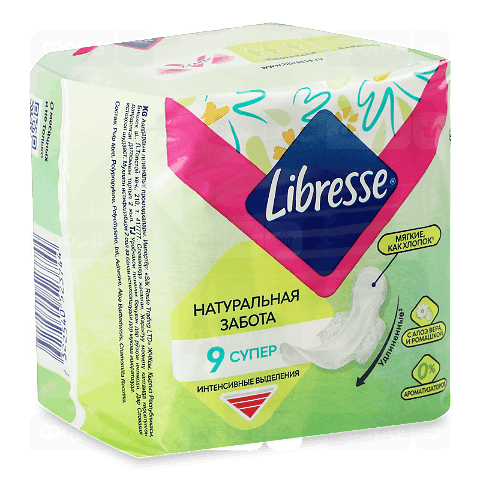 Прокладки Libresse Natural Care Ultra Super 3 мм