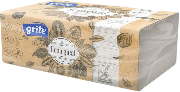 Рушники паперові Grite Ecological двошарові 150 аркушів