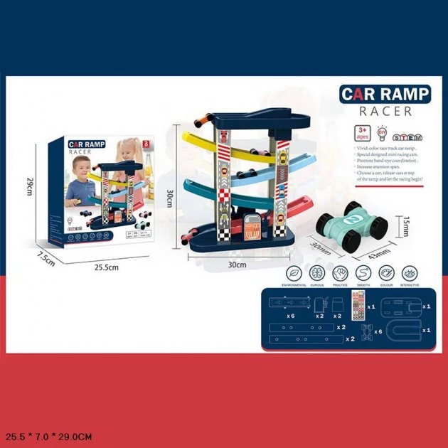 Ігровий набір Toys Гараж 6608 Car Ramp Racer, з машинкою в комплекті (6978361060077)