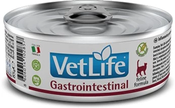 Вологий корм для дорослих кішок 85 г з порушеним травленням. Farmina Vet Life Gastrointestinal