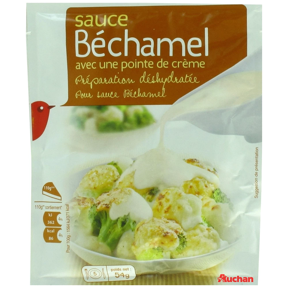 Соус Бешамель Auchan, в пакетику, 54 г