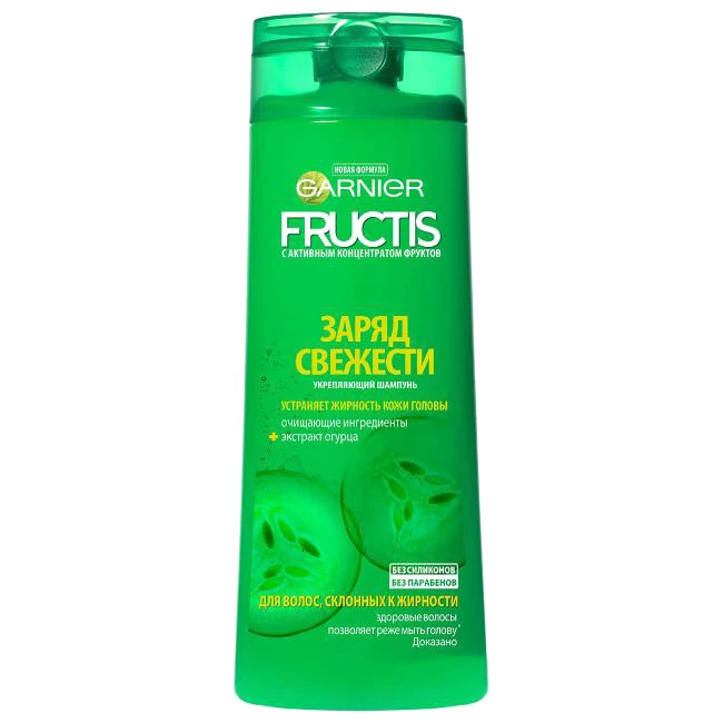 Шампунь Garnier Fructis Заряд свіжості, 400 мл