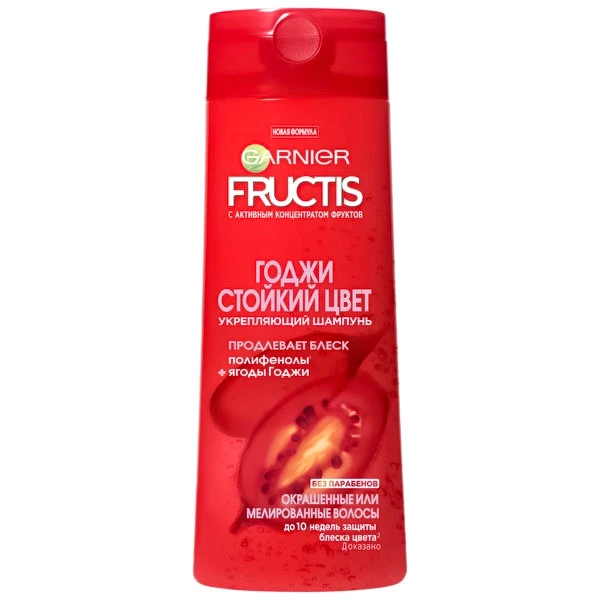 Шампунь Garnier Fructis Годжі Стійкий колір Для фарбованого або мельованого волосся 400 мл