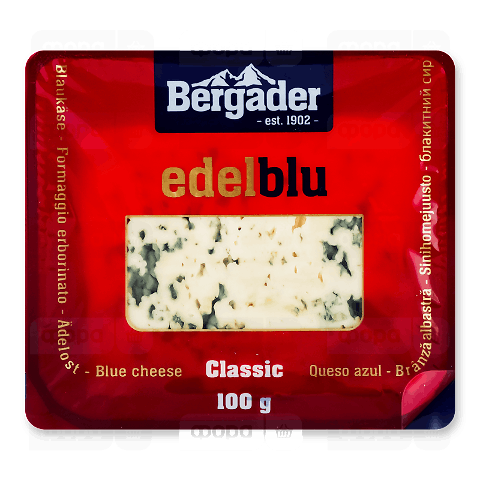 Сир Bergader з пліснявою, фасований