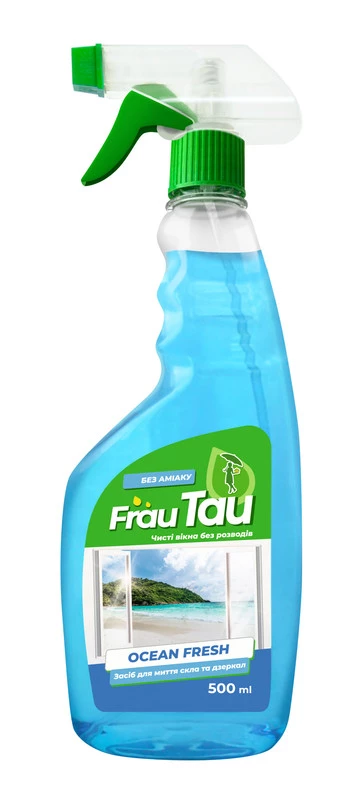 Чистящее средство для стекла и зеркал Frau Tau Ocean Fresh 500 мл триггер