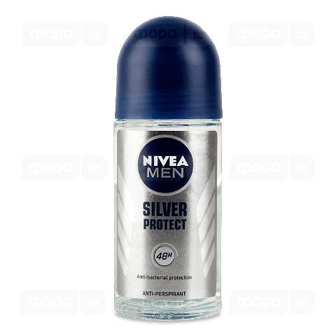 Дезодорант кульковий Nivea Men «Срібний захист» антиперспірант