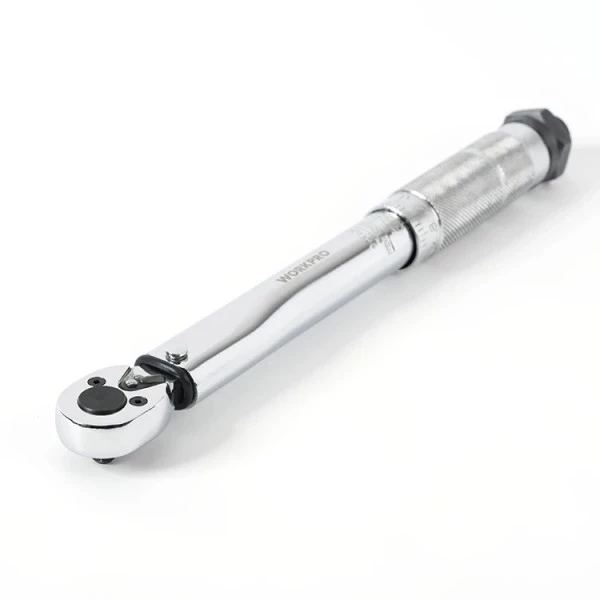 Ключ динамометричний Workpro 3/8" сріблястий, з чохлом, 300 мм (W071031)