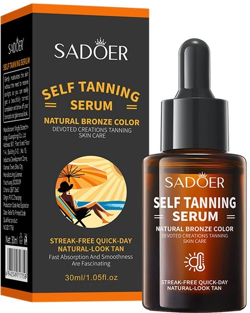Сироватка для автозасмаги Sadoer Self Tanning Serum 30 мл (6942349717758)