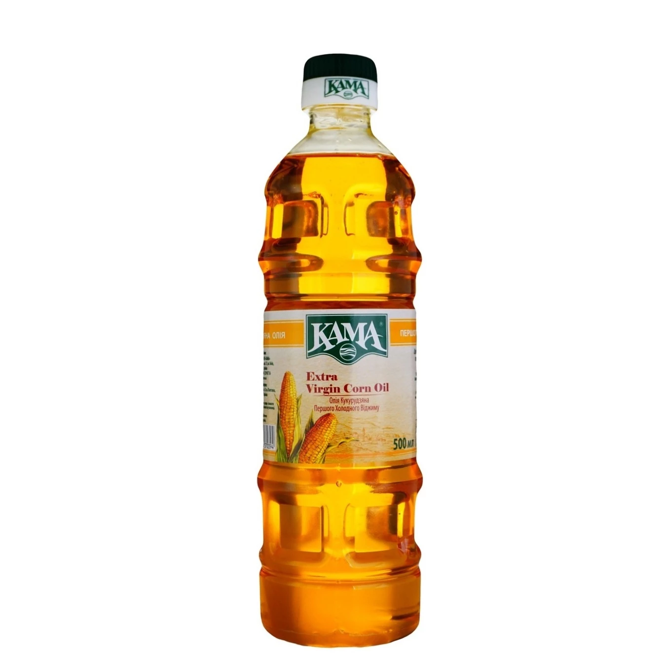 Олія кукурудзяна Кама нерафінована, 455 г