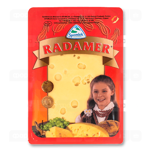 Сир Spomlek «Радамер» нарізка