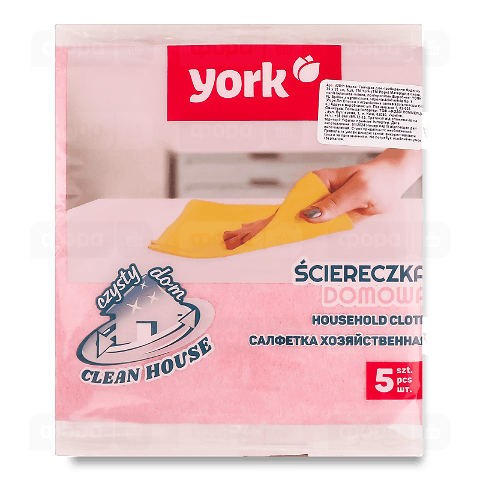 Ганчірки York для прибирання будинку 5 шт.
