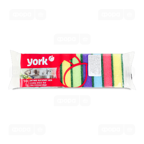 Губка для миття посуду York Midi 8x5x2,5 см