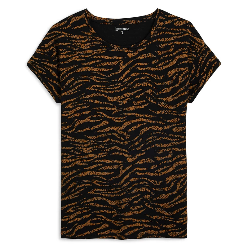 Футболка жіноча In Extenso TEE0030, чорна
