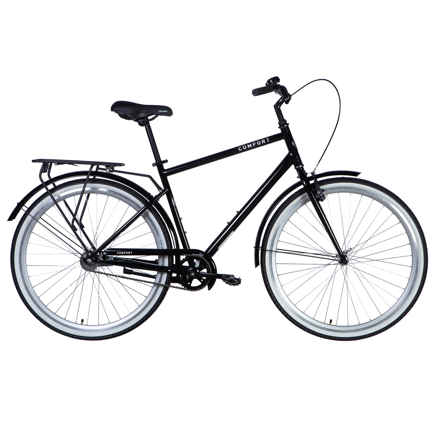 Велосипед Dorozhnik Comfort Male ST 28" 20" 2025 чорний (OPS-D-28-457)
