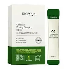 Нічна маска для обличчя з колагеном Bioaqua Collagen Firming Night Night Jelly Mask 4мл x 20шт (NO.BQY92885)