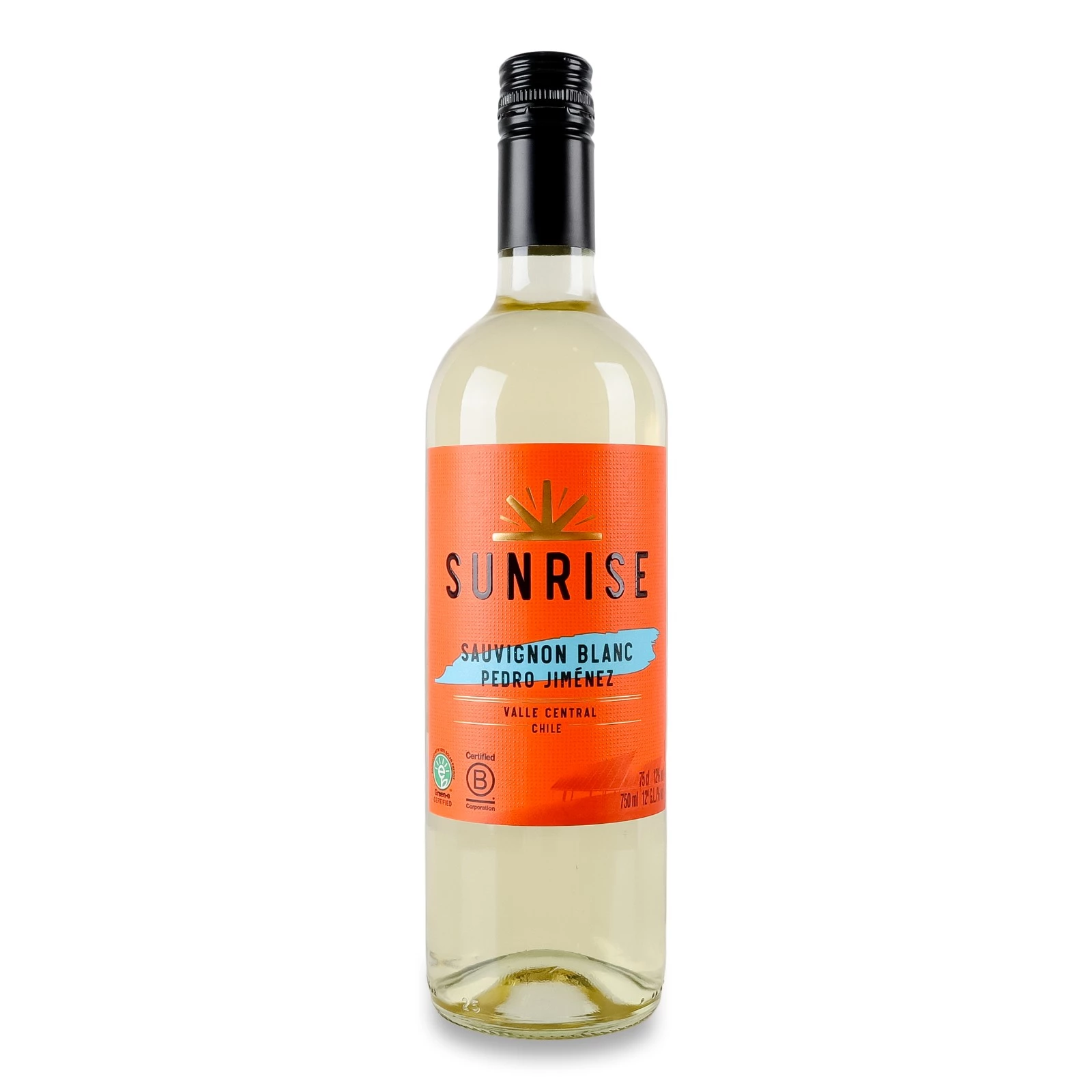 Вино Sunrise Sauvignon Blanc/Pedro Jimenez біле сухе 12% 0.75 л (7804320348179)