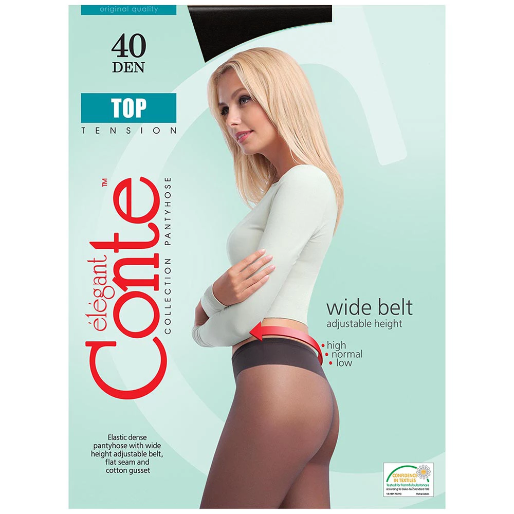 Колготки жіночі Conte Top 40 ден, розмір 3, nero